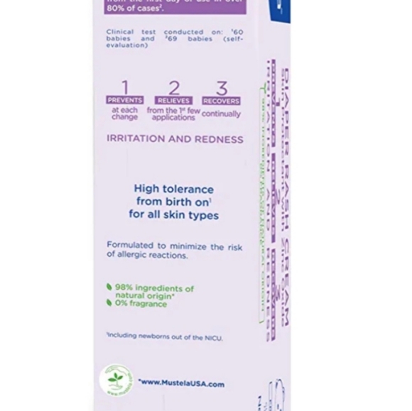 New Mustela baby diaper rash cream 3.8 oz - Picture 5 of 10